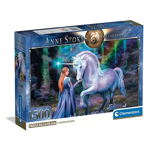 Пазл Anne Stokes Bluebell Wood - 1500 шт. Clementoni 31735