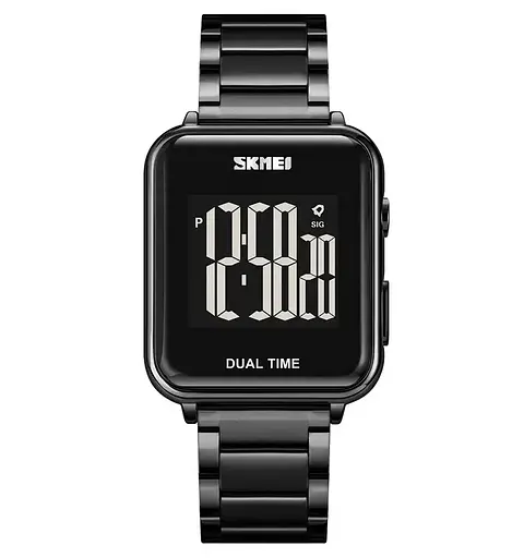 Чоловічий наручний класичний годинник Skmei 1852 (Чорний)