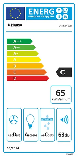 Вытяжка Hansa телескопическая 60 см 475 м3ч черная - фото 6