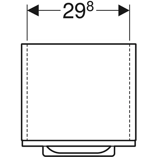 Шафа підвісна Geberit Selnova Square 501.276.00.1 білий, Білий, Білий - фото 2