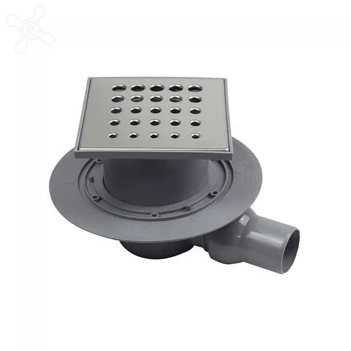 Трап для душу Pestan Confluo Drops-1 боковий 15x15 см 30412 - фото 1