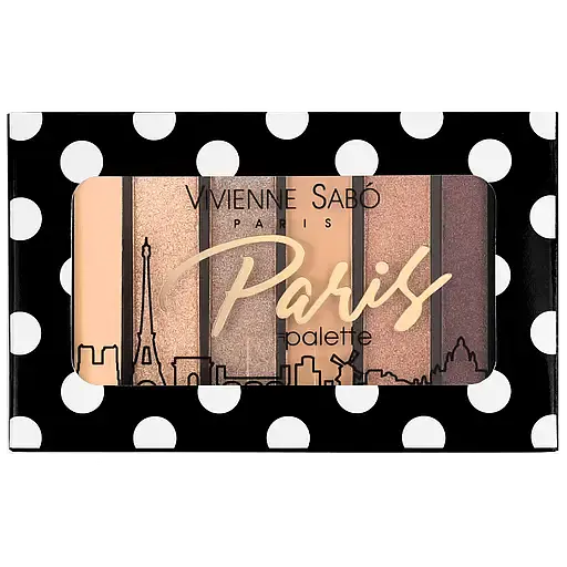 Палетка теней для век Vivienne Sabo Paris 6 цветов, тон 03, 6 г. (8000019110838) - фото 2