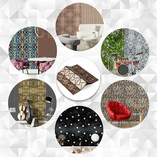 Самоклеюча алюмінієва плитка 300x300x3 мм Бронза SW-00001927 - фото 6