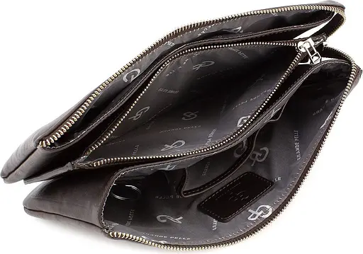 Шкіряний чоловічий клатч GRANDE PELLE 26х16х3 см sum0023820 - фото 7