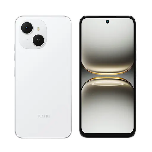 Смартфон Tecno Spark 40C KM4k 6.67" 4/128ГБ 2SIM 6000 мАxгод Veil White - фото 6