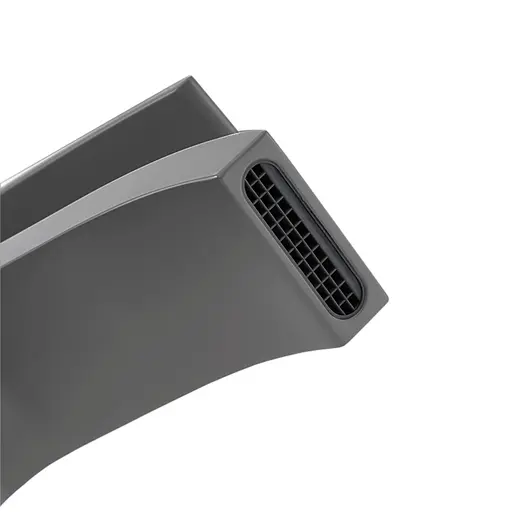 Змішувач для умивальника Gappo G1007-9 збройова сталь Графітовий хром - фото 3