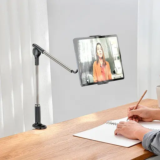 Держатель подставка Hoco для планшетов 7 8 9 10" PH47 double axis flat lazy stand - фото 2