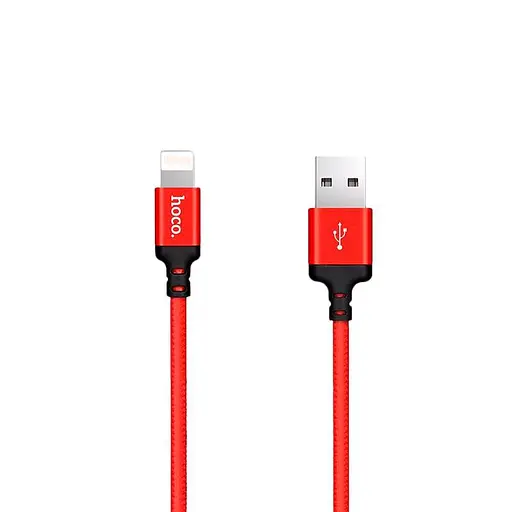 Кабель USB - Hoco X14 Times Speed iPhone 6, 7, 8 X 1 м красный - фото 1
