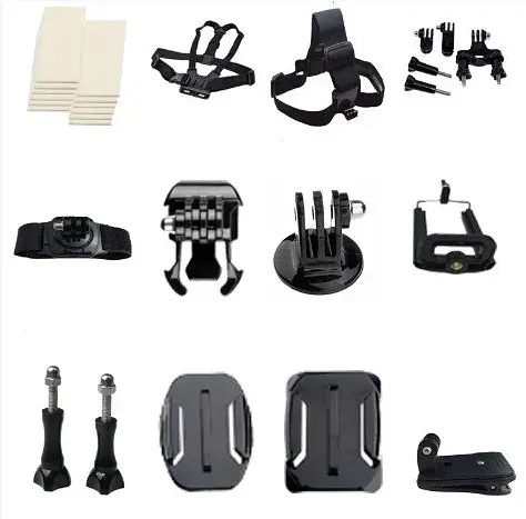 Набір кріплень для екшн камер 21 предмет - фото 3