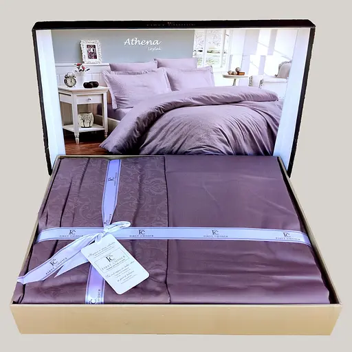 Постільна білизна Athena Lilac Жаккард First Choice pbe0051266 - фото 2