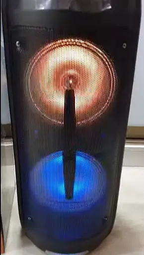 Колонка Big LT-2806 bluetooth + микрофон (289х281х704) XBT USB/MP3/FM/BT/TWS black - фото 3