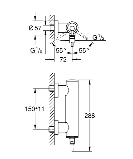 Смеситель для душа Grohe Atrio new 32650003 Хром - фото 2