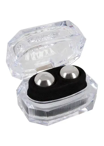 Вагінальні кульки Ben Wa Love Balls, 1.8 см, сріблястий - фото 3