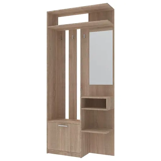 Прихожая Doros Ривьера Сонома 91,5х30х203 (81336222) - фото 2