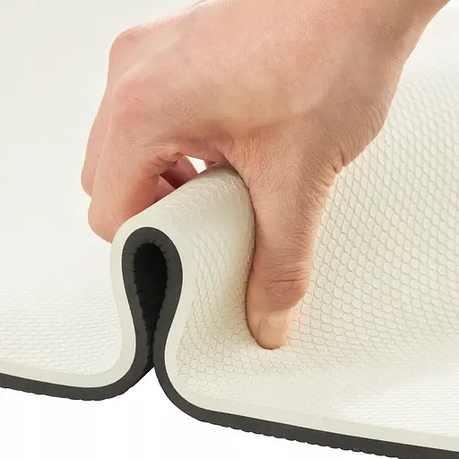 Коврик (мат) спортивный 4FIZJO TPE 180 x 60 x 0.6 см для йоги и фитнеса Grey/Black (P-5907739317100) - фото 9