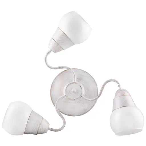 Люстра Brille класична стельова в спальню E14 40W WH (LK-554C/3) - фото 4