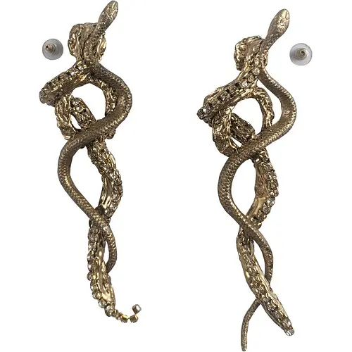 Сережки Медуза Горгона - фото 1