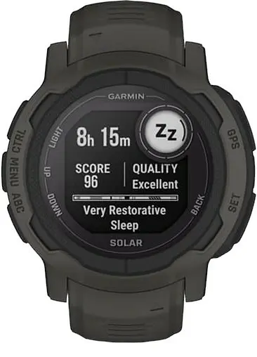 Смарт-годинник Garmin Instinct Crossover Solar Graphite (010-02730-11/01) - фото 10