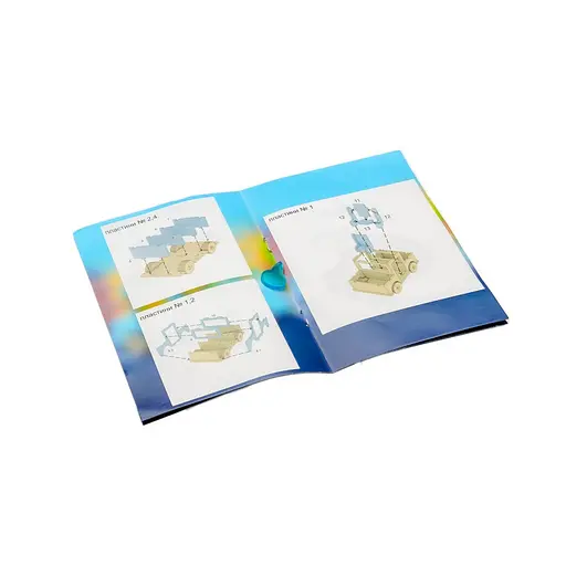 Детский деревянный 3D конструктор Машинка PuzzleOk Puz-00930 43 детали - фото 4