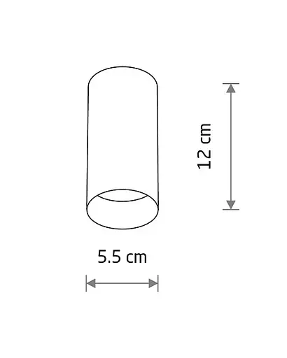 Точковий світильник Nowodvorski 10779 Mono S GU10 1x10W IP20 чорний - фото 7