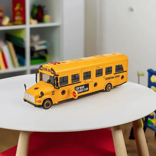 Машинка-конструктор Otamanko Автоконструктор Школьный автобус - фото 11