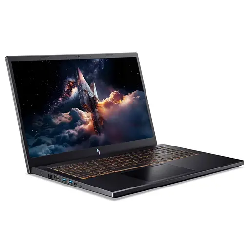 Ноутбук Acer 15.6 Nitro V 15 AI ANV15-42-R28K 1920x1080 IPS/Ryzen 7 7445HS/16GB/512SSD/RTX 4050 6GB/DOS/Black (NH.U31EU.00B) - фото 2