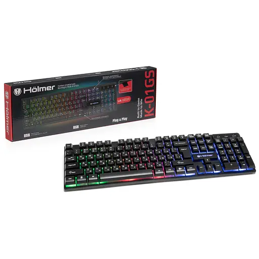 Клавіатура Hölmer дротова ігрова з підсвіткою (K-01GS ) - фото 8