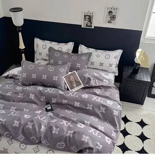 Комплект постельного белья Дима Европа Турция с компаньоном 100% хлопок Наволочки 70х70см евро размер XL - фото 1