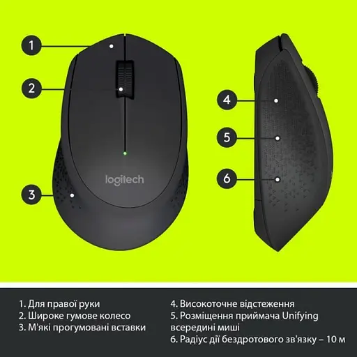 Мишка Logitech M280 Wireless Black (910-004287) - фото 6