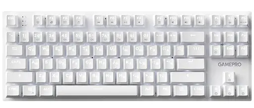 Клавіатура GamePro Genesis Joker 87% Red switches (MK124W) - фото 1