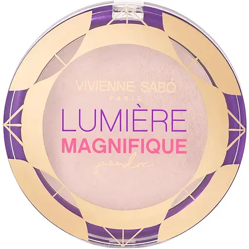 Компактна матуюча пудра Vivienne Sabo Lumiere Magnifique, з ефектом розкішного сяйва, відтінок 02, 6 г (8000019771713) - фото 1