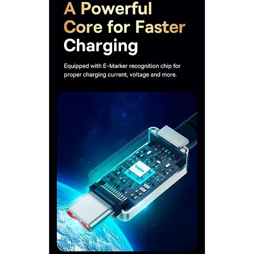 Кабель Baseus Unbreakable USB-C to USB-C 100W 2m Stellar White (P10355800221-01) [152050] - фото 12