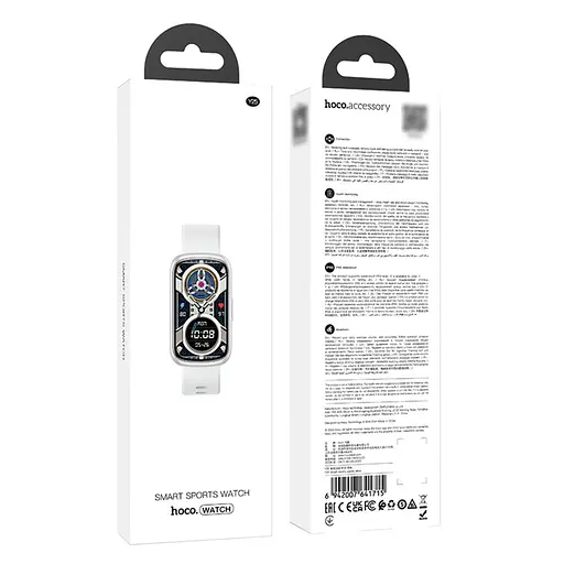 Смарт годинник Hoco Y25 сріблястий - фото 5