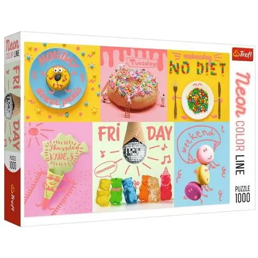 Пазл Trefl Неон Сладкая неделя 1000 эл. (10580)