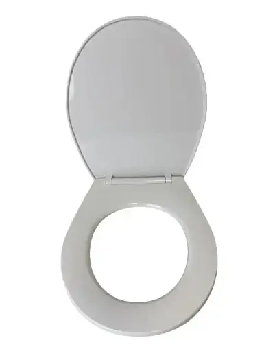 Сидение для унитаза с микролифтом NKP Slim Smart 0302 Soft Close+Quick Release из термопласта белое - фото 1