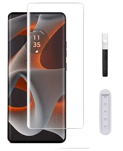 Защитное стекло DK для Motorola Edge 50 UV Curved 018173 clear 2 шт. - фото 8