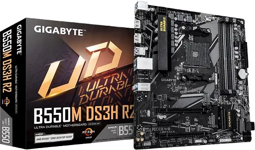 Материнська плата Gigabyte B550M DS3H R2 Socket AM4