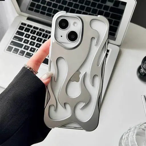 Чохол Epik TPU WinFire для Apple iPhone 15, 6.1 Silver - фото 4
