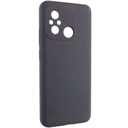 Чехол Lakshmi Silicone Cover Full Camera AAA для Xiaomi Redmi 12C Черный/Black - фото 2