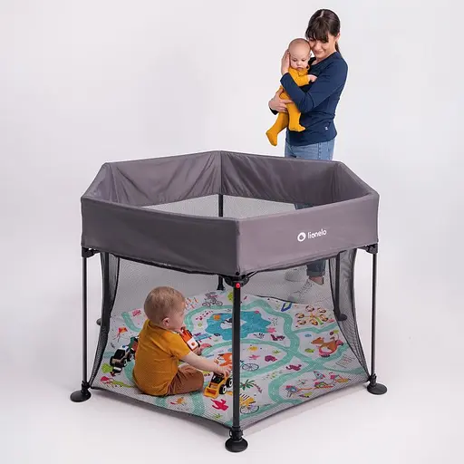 Манеж Lionelo Roel Plus Grey Multicolor (LO-ROEL PLUS GREY MULTICOLOR) - фото 8