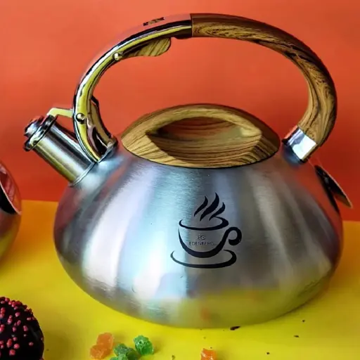 Чайник зі свистком для індукційної плити Edenberg EB-3540 з нержавіючої сталі 3 л коричневий - фото 4