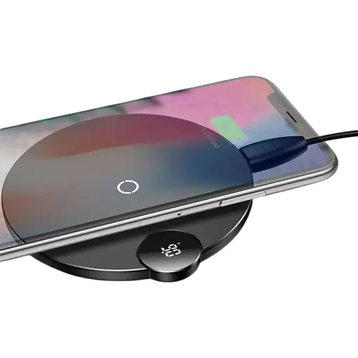 Бездротовий ЗП Baseus Digital Led Display з екраном дисплеєм WXSX-01 - фото 1