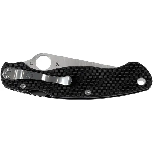 Нож Spyderco Military 2 Black - фото 4