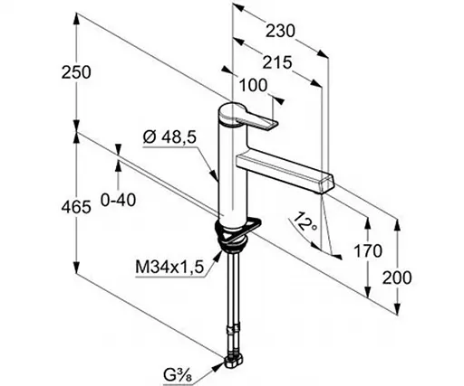 Смеситель для кухни Kludi Zenta 389840575 - фото 2
