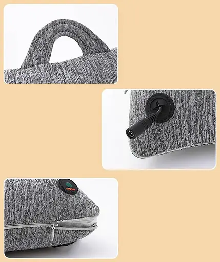 Массажная подушка для шеи и плеч с подогревом 759 АМ Роликовый массажер - фото 7