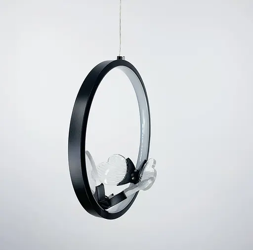 Підвісні світильники з метеликами в чорному корпусі Line.F C 18 BK - фото 2