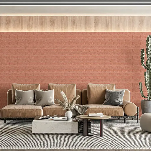 Панель стеновая в рулоне 3D 700мм*3,08м*3мм Пудра (D) SW-00002266 - фото 7