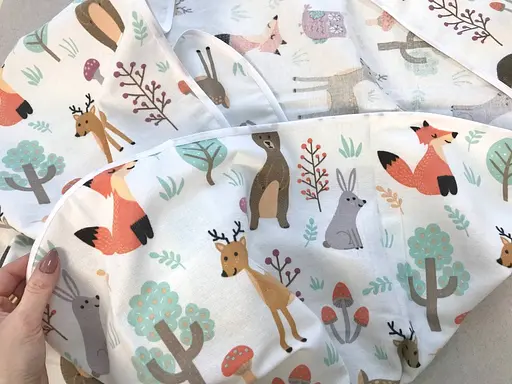 Байковое полотенце Moontime "Зверята" - фото 2