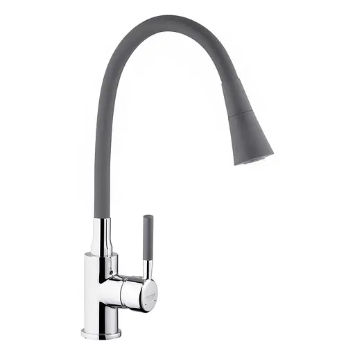 Кухонная мойка Kroner Derby-5050HM Brush + сушка для посуды, смеситель и дозатор (CVS30137) - фото 2