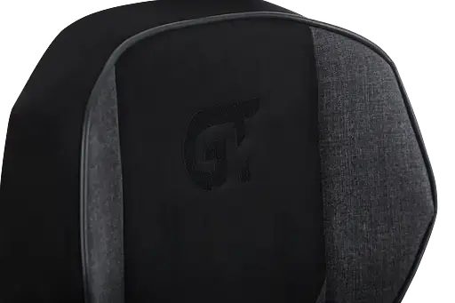 Геймерское кресло GT Racer черное с темно-серым (X-8007 Dark Gray/Black Suede) - фото 7